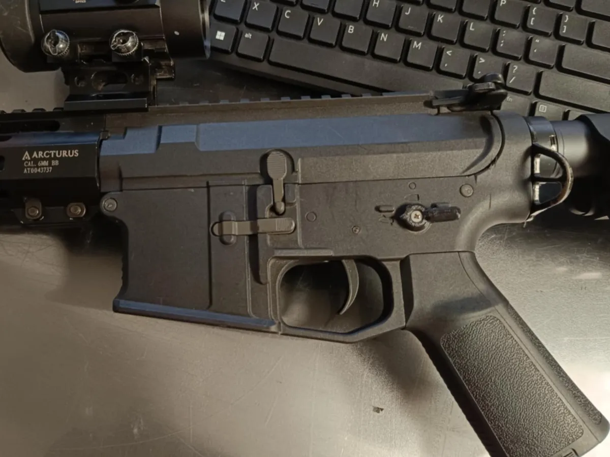 AR15 Arcturus M4 Replica fire selector One Sided - Free 3D Print Model ...