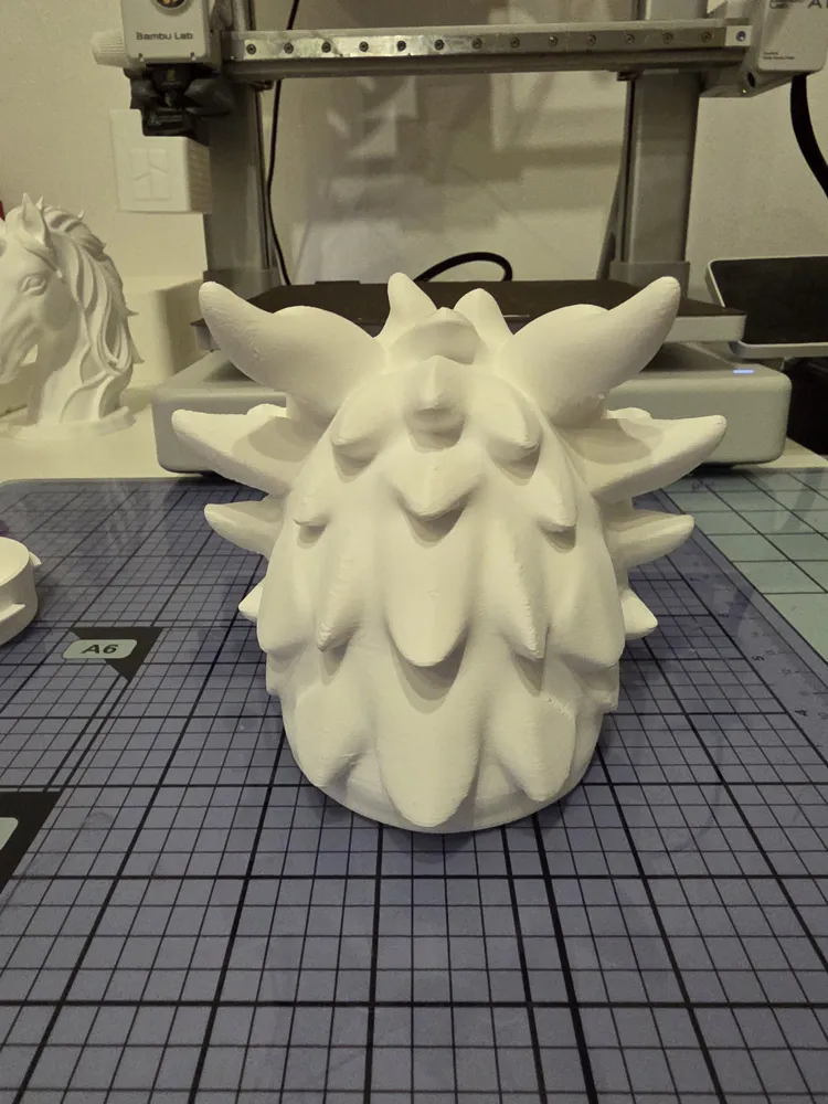 Dragon Lamp - Guardian of the Magic Flame - Free 3D Print Model ...