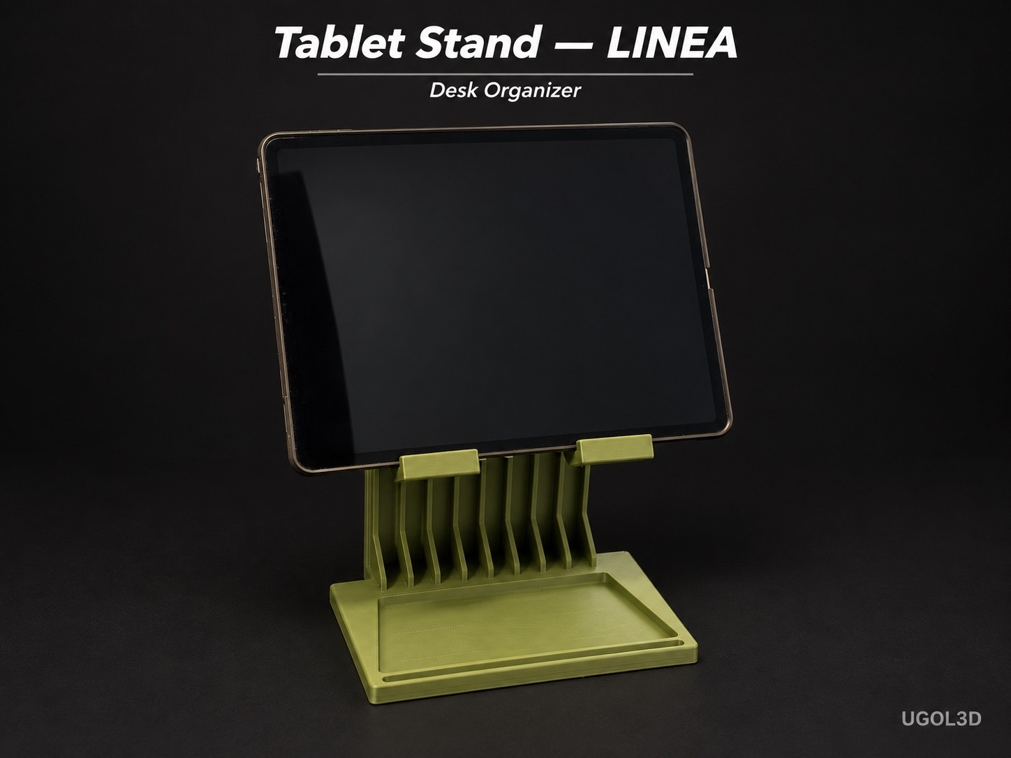 Tablet Stand & Desk Organizer - LINEA - 3D printed Office, in stock in India