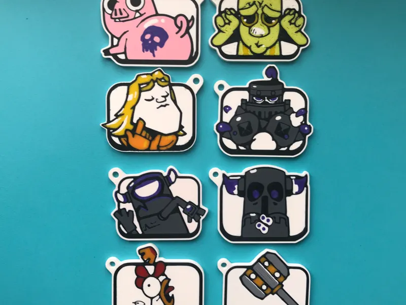 Keychain - emoji Clash Royale