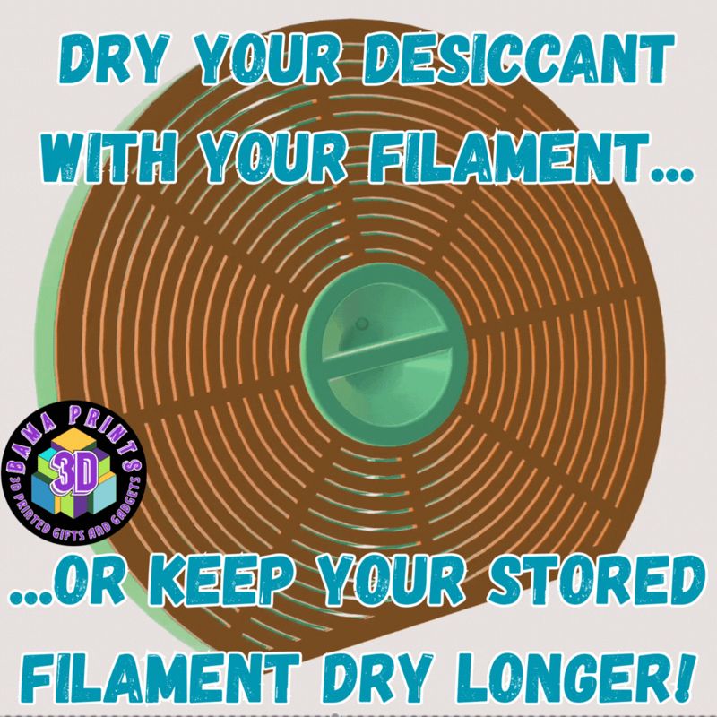 Desiccant Dry Spool fits in Filament Dryer and AMS