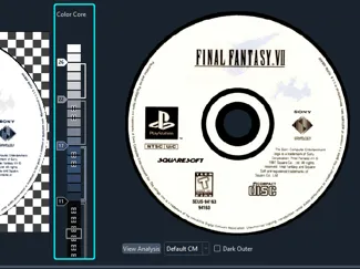 Final Fantasy 7 PlayStation disc Art