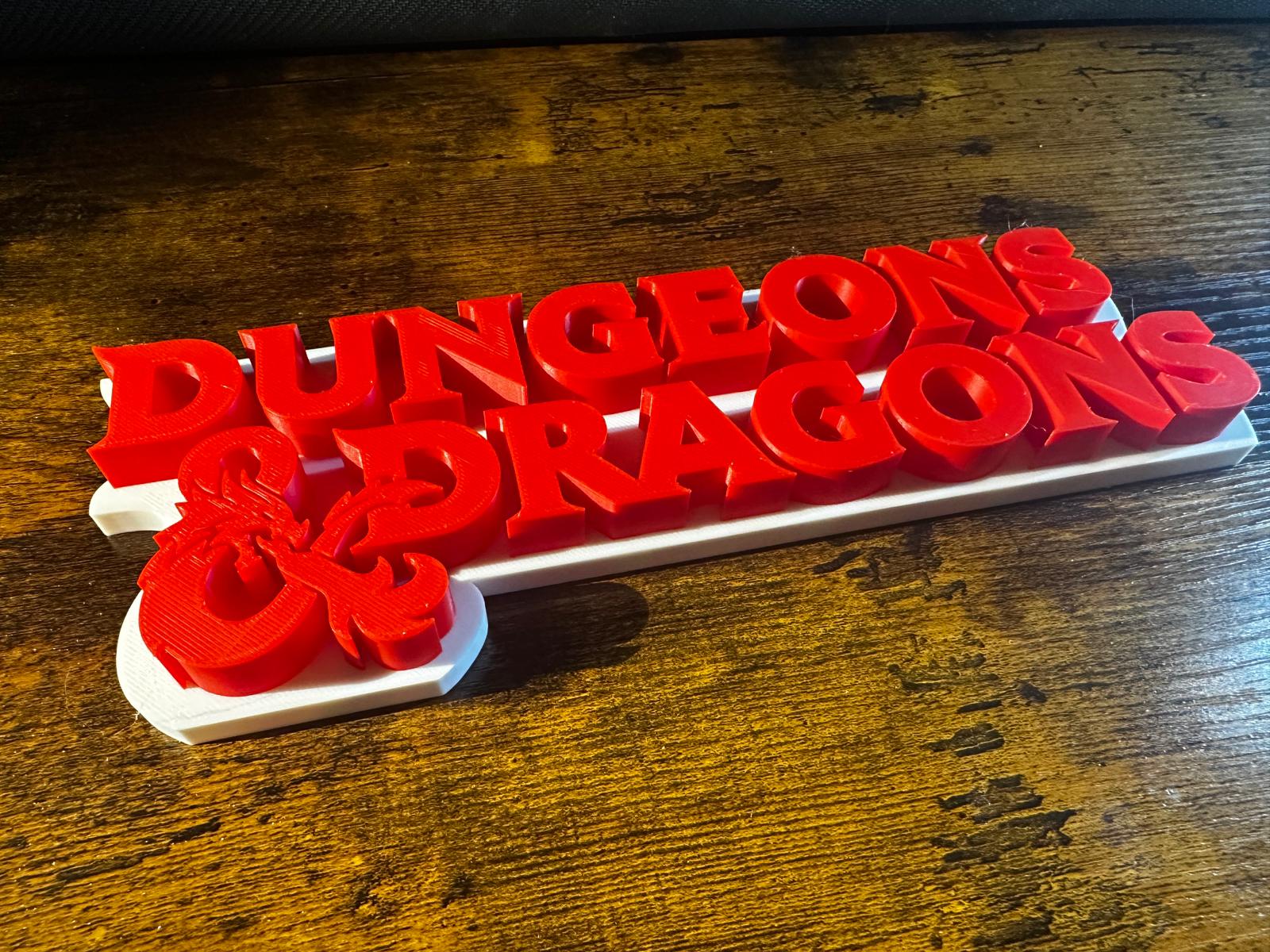 Miniatura 1 do modelo 3D Dungeons & Dragons Logo