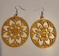 Boucles d'oreilles motif floral — photo 2
