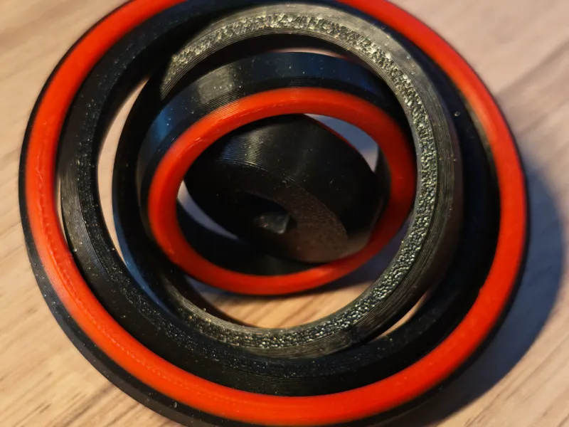TheOptiForge Stealth Ripple Gyro Ultimate Fidget