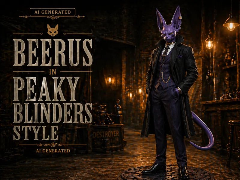 Beerus Peaky Blinders Stil