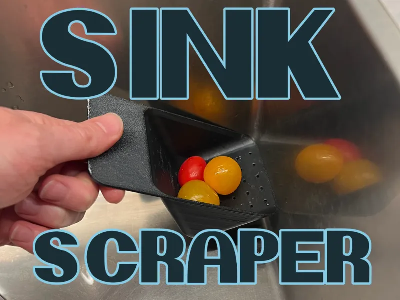 Sink scraper