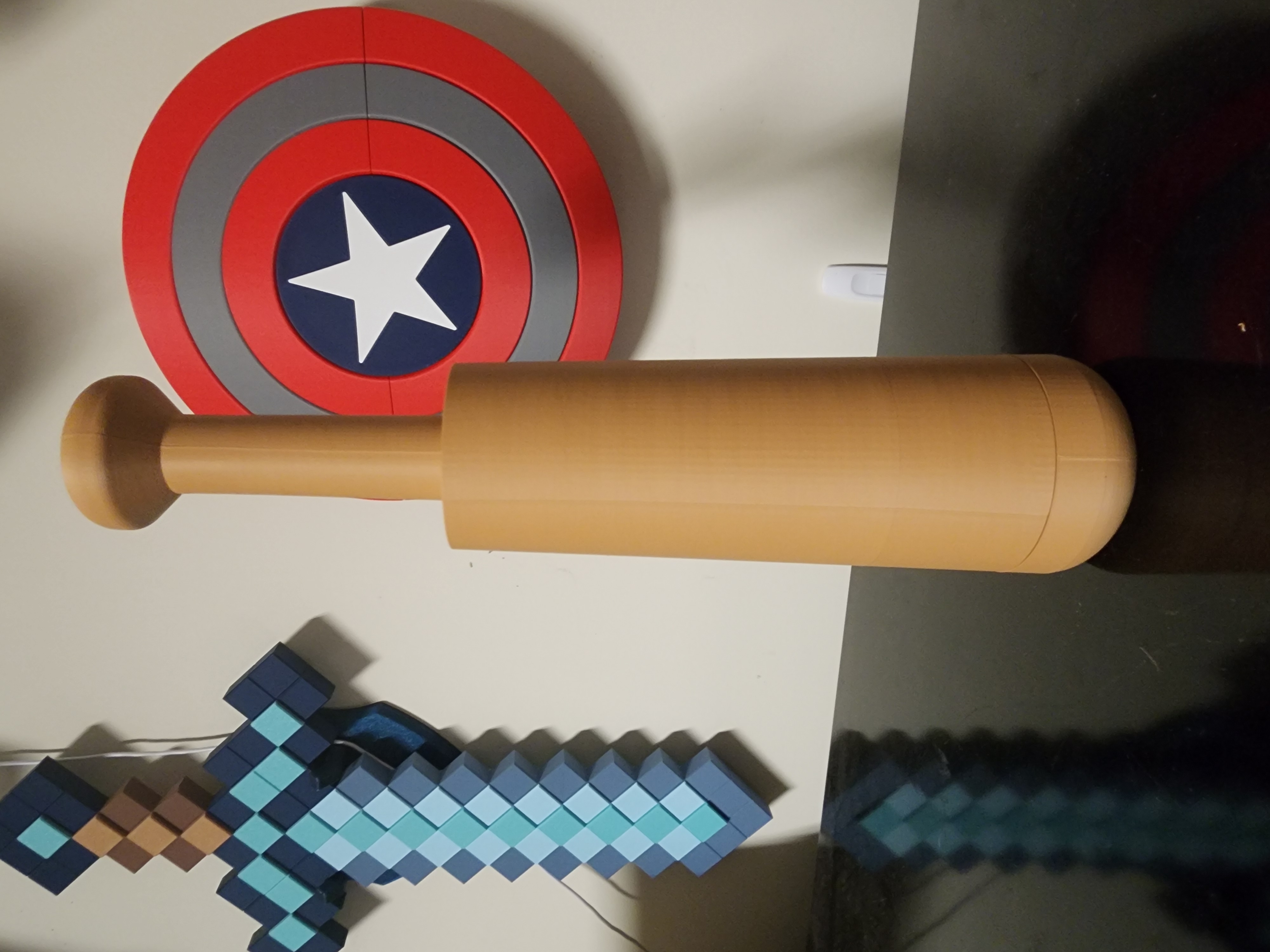 Miniatura 2 do modelo 3D Collapsible Baseball Bat