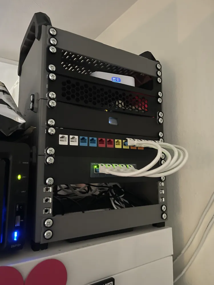 Home Assistant Green Rack mount 10 inch rack - Free 3D Print Model ...