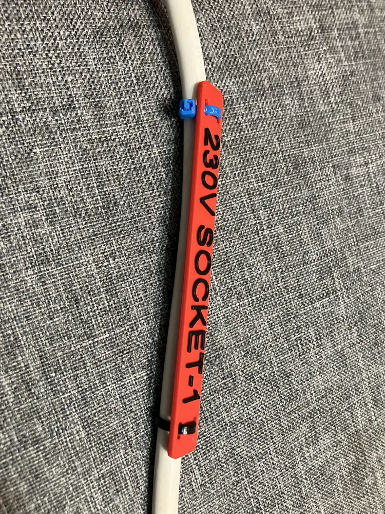Customizable Cable marker / sign by szili83 MakerWorld: Download Free ...