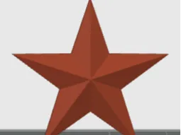 Star Standing Game Piece