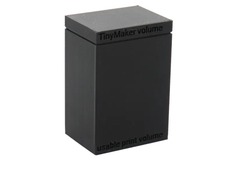 TinyMaker Printvolume