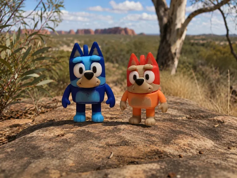 Bingo dog bluey cartoon articulating