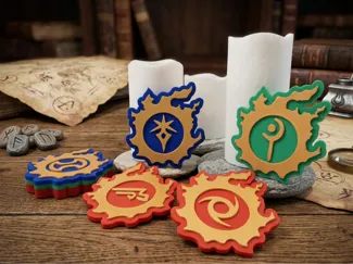 FFXIV Job Symbols - Stackable Coasters