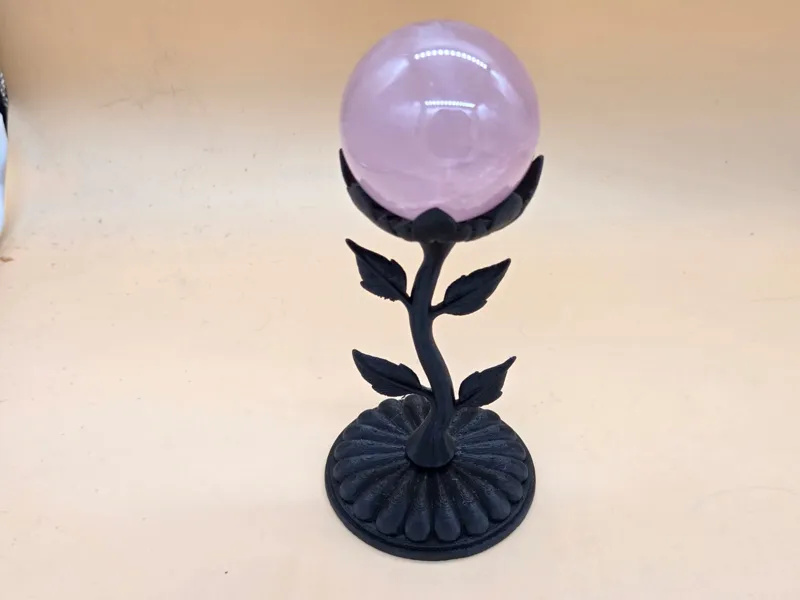 Crystal Ball Flower Stand