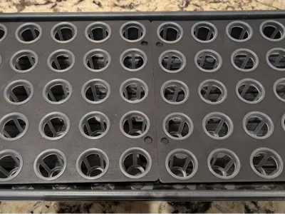 Netpot & Solo Cup trays for 10x20in seedling trays