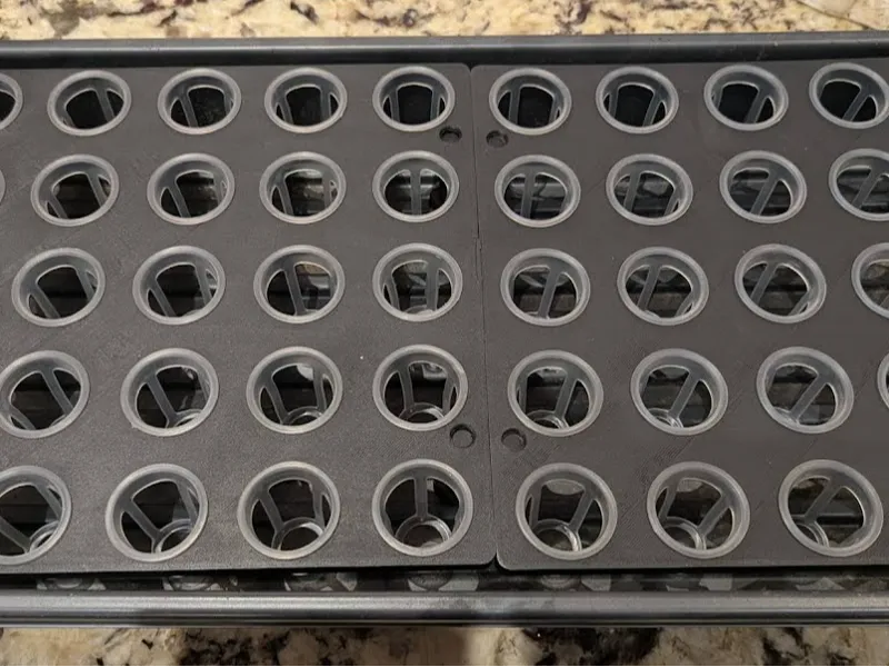 Netpot & Solo Cup trays for 10x20in seedling trays