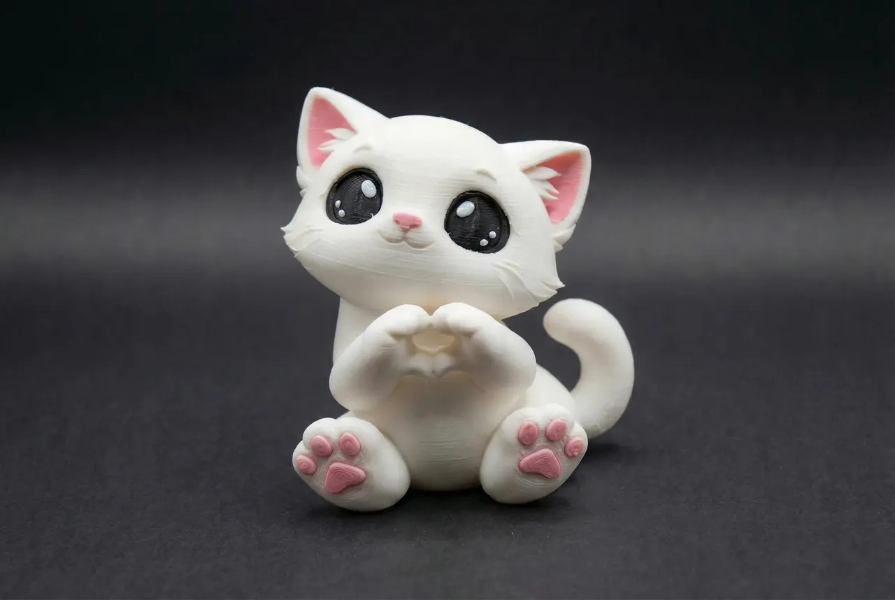 Puppy Cat "Paws Hearts" view 2