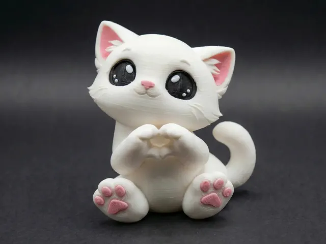 Puppy Cat "Paws Hearts"