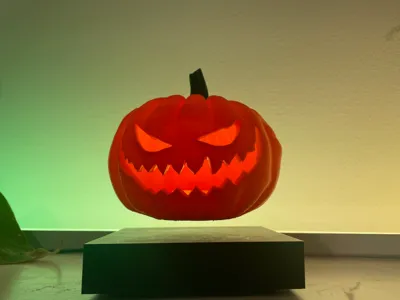 levitating Jack-o-lantern