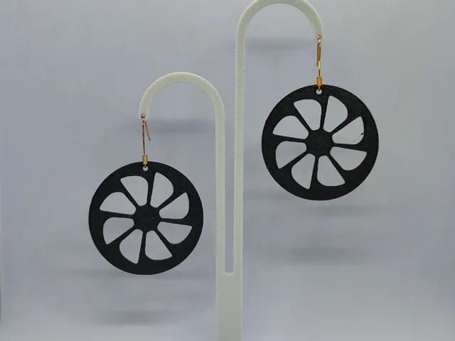 Aretes Rueda Solar
