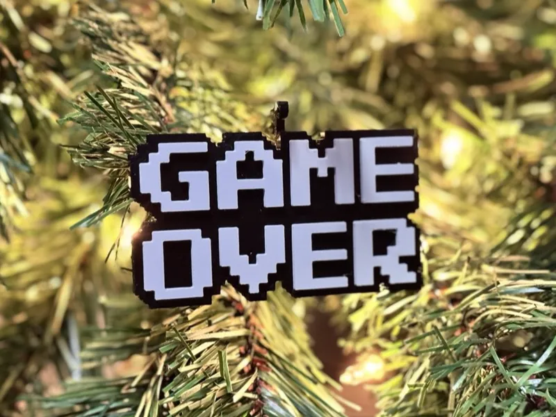 8-Bit Game Over - Ornament
