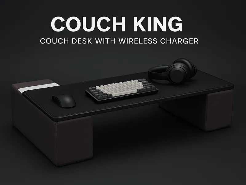 The Couch King - Your Comfy Desk Setup