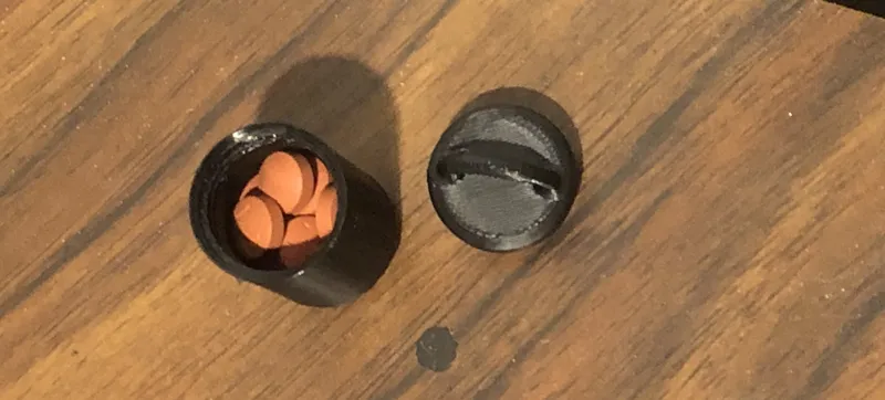 Pill Caddy Keychain Ready