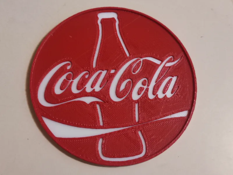 Classic Coca-Cola Coaster |(AMS & Pause-Print)