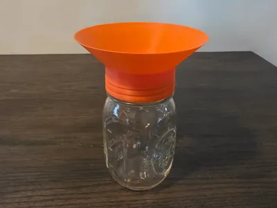 Mason Jar Funnel - Screw On - Regular Mouth