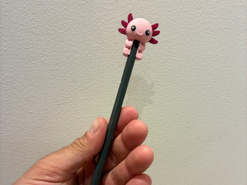 Axolotl Pencil topper (NO AMS)