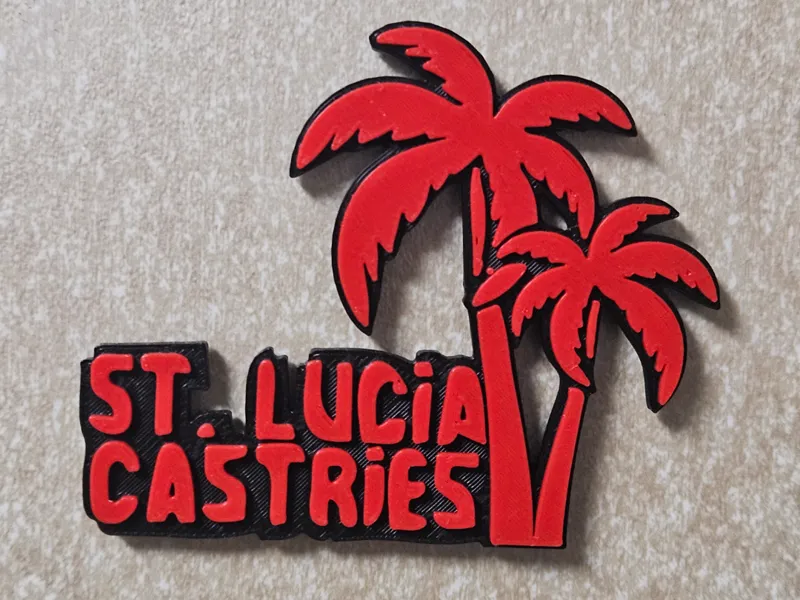 St. Lucia - Fridge Magnet