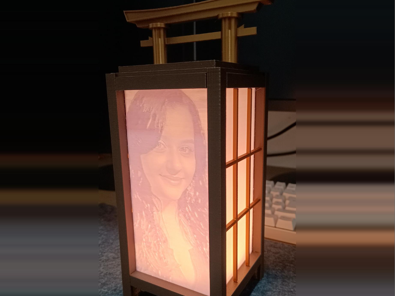Porta retrato Luminoso - Sol Nascente