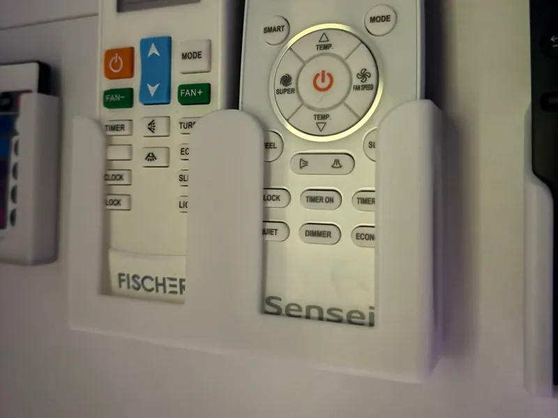 double holder for air conditioner remotes