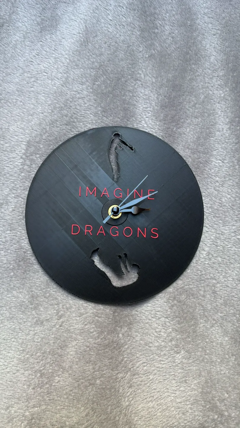 Imagine Dragons Clock - Free 3D Print Model - MakerWorld