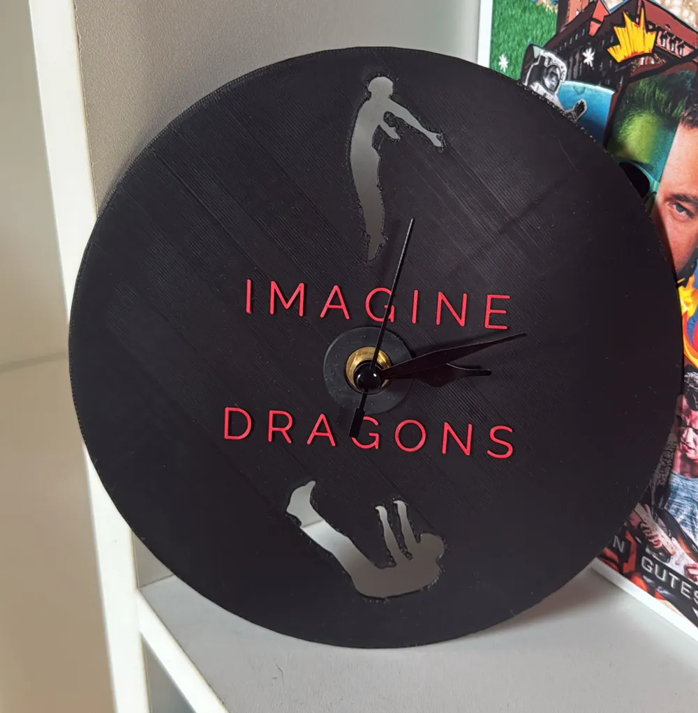 Imagine Dragons Clock - Free 3D Print Model - MakerWorld