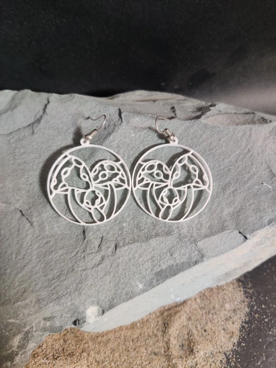 Lunar Mushroom Earring view 2