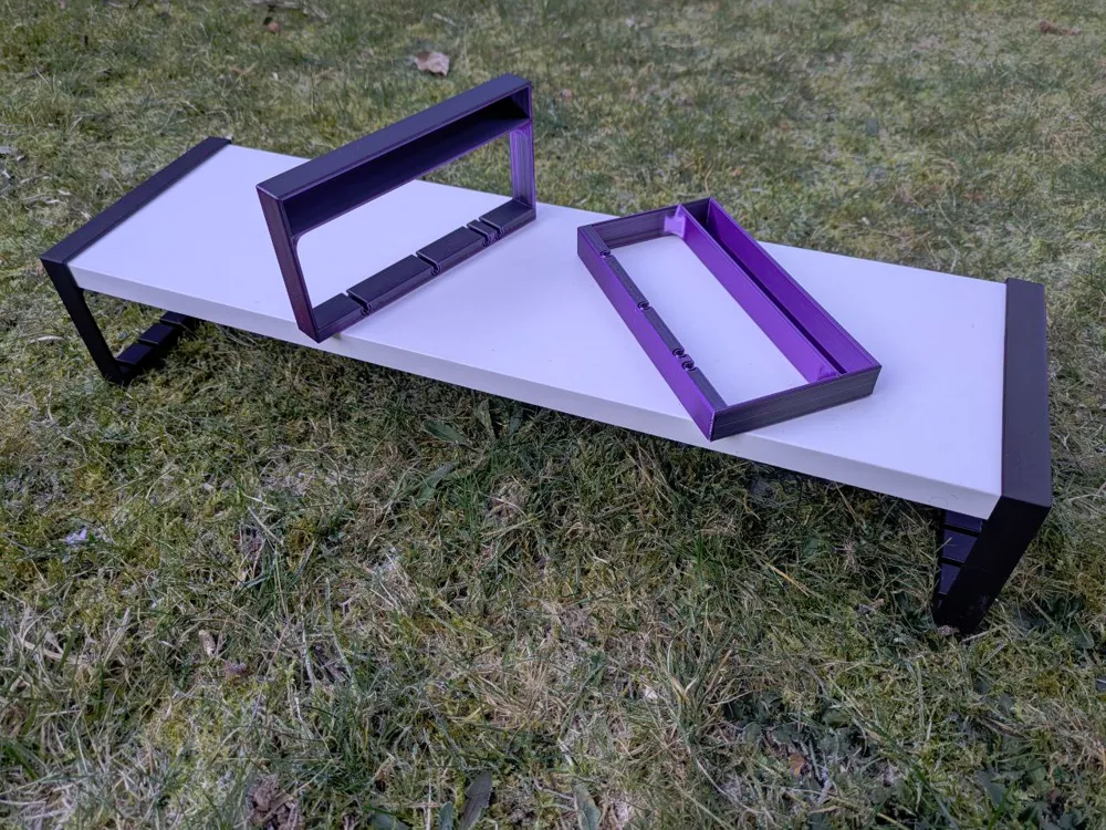 Stylish Monitor Risers Modern Desktop Monitor Riser (Parameterized) by Weware - MakerWorld
