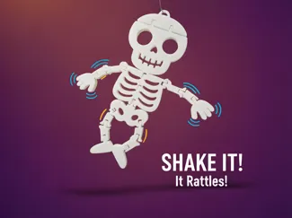Rattlin’ Skeleton – The 3D Printed Dancer! 