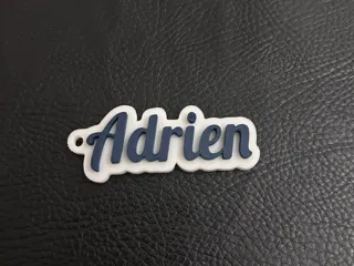 Adrien name keychain