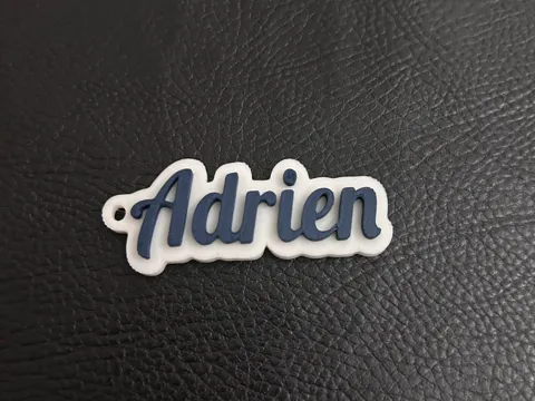Adrien name keychain