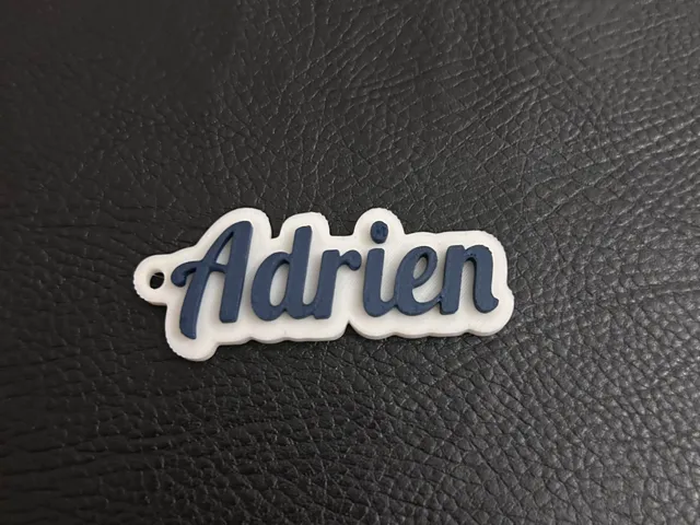 Adrien name keychain