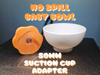 No Spill Baby Bowl - Corcelain Suction Cup Adapter