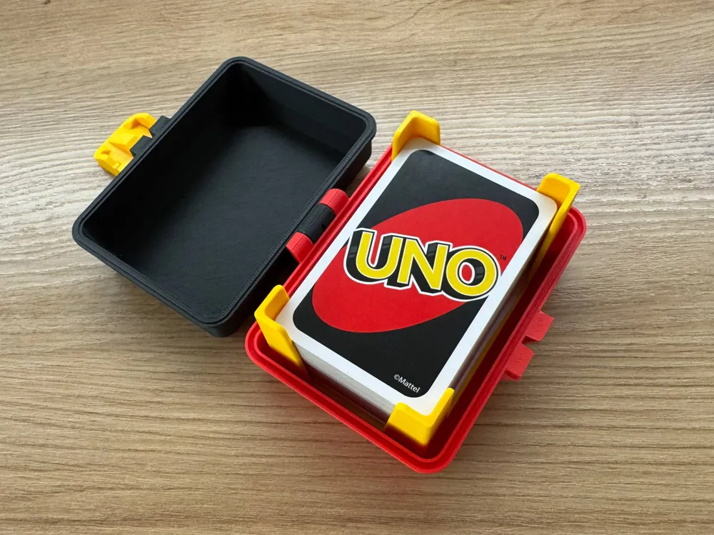 Box compatible with UNO card game - SnapLock V4 - Free 3D Print Model ...