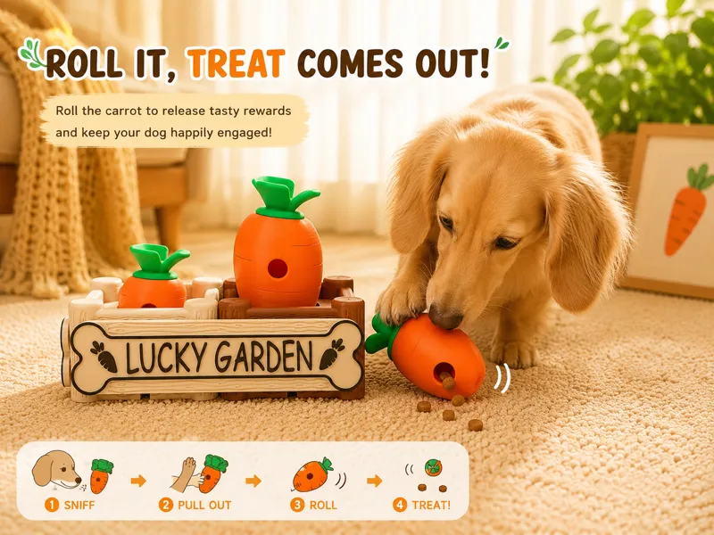 Lucky Carrot Garden - 拔蘿蔔漏食玩具