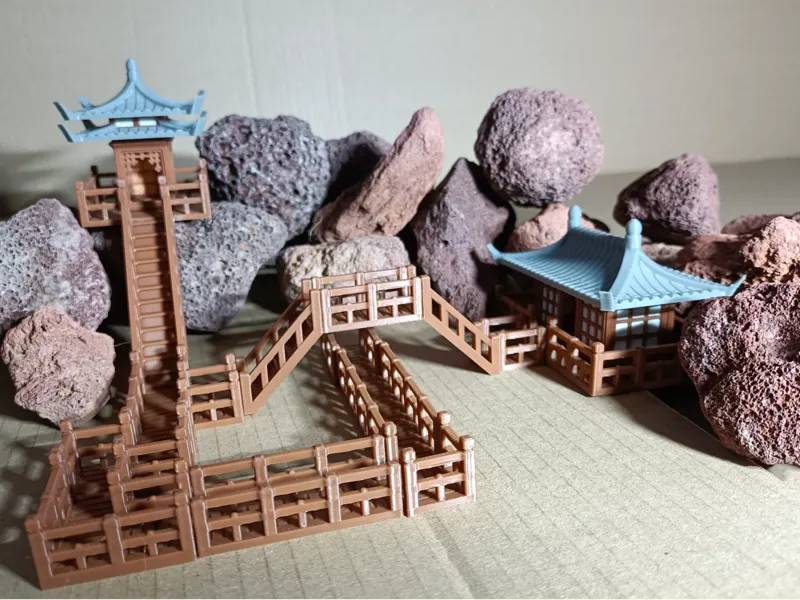 Bridges, stairs and connectors set