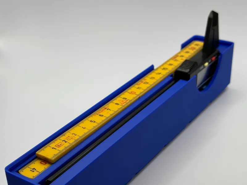 Gridfinity Folding Ruler + Digital Caliper Tray