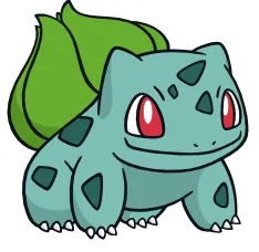 #1 Pokemon Logo - Bulbasaur