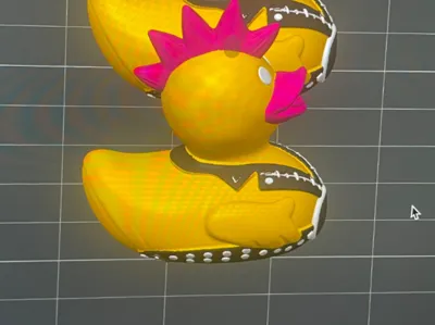 PUNKY DUCK EARRING