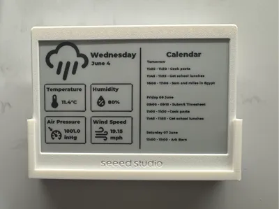Seeed Studio XIAO 7.5" ePaper Panel Wall Mount